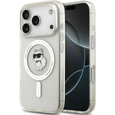 Etui KARL LAGERFELD IML Choupette MagSafe do Apple iPhone 17 Pro Max Przezroczysty