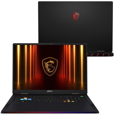 Laptop MSI Raider 18 HX AI A2XWIG-886PL 18" IPS Ultra 9-285HX 64GB RAM 2TB SSD GeForce RTX5080 DLSS 4 Windows 11 Home