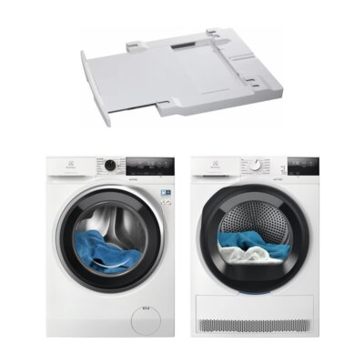 Pralka ELECTROLUX MEW3E8Y6P SensiCare 600 8kg 1400 obr + Suszarka ELECTROLUX Absolute Care 700 MEWD3E9C7P + Łącznik AEG A1WYHSK2
