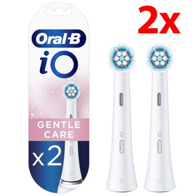 Oryginalna końcówka ORAL-B IO Gentle Care Biały (2 szt.) (Delikatna pielęgnacja)