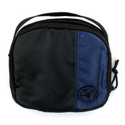 Torba na Discman HAMA z miejscem na 3 płyty CD Czarno-niebieski