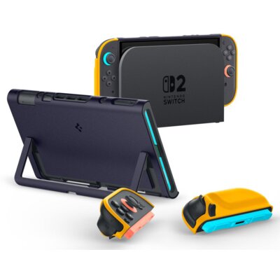 Etui SPIGEN Nano Pop do Nintendo Switch 2 Granatowo-żółty