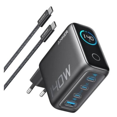 Ładowarka sieciowa ANKER Zolo 140W Czarny