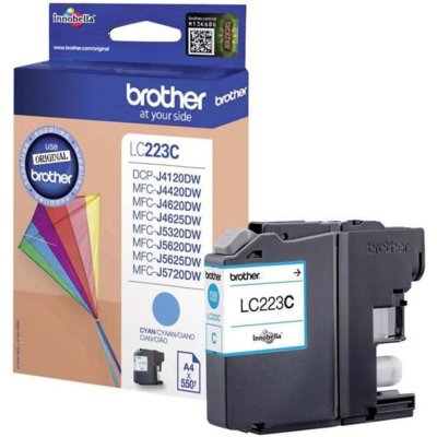 Tusz BROTHER Błękitny 5.97 ml LC-223C