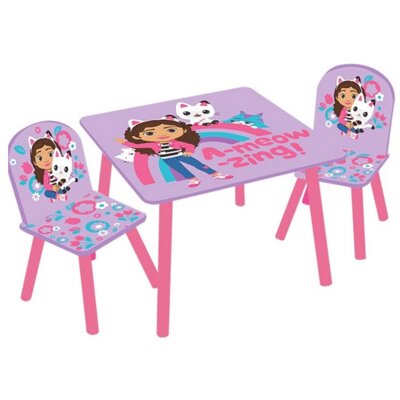 Zestaw mebli dziecięcych SPIN MASTER Stolik i dwa krzesełka Gabby's Dollhouse