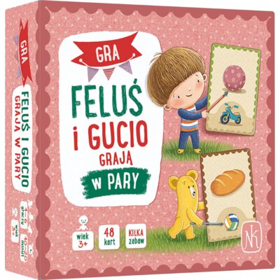 Gra edukacyjna NASZA KSIĘGARNIA Feluś i Gucio Grają w pary