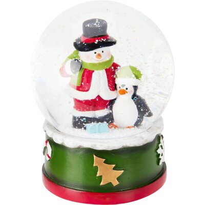 Kula śnieżna CHRISTMAS DECORATION Bałwan 12.5 cm