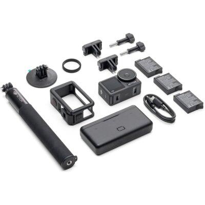 Kamera sportowa DJI Osmo Action 3 Adventure Combo, filmy 4K 120FPS, 160 minut pracy, Wi-Fi, Bluetooth