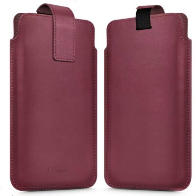 Etui TECH-PROTECT SM65 Universal Phone Pouch Bordowy