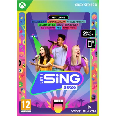 Let's Sing 2026 + 2 Mikrofony Gra XBOX SERIES X