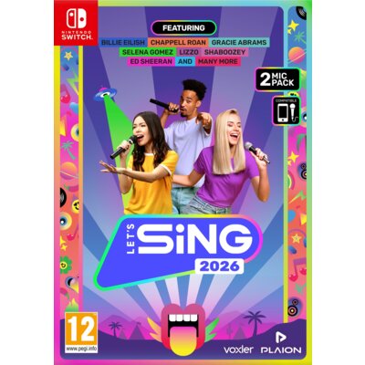 Let's Sing 2026 + 2 Mikrofony Gra NINTENDO SWITCH