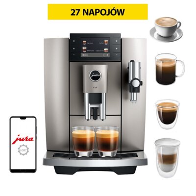 Ekspres JURA E8 Midnight Silver (ED)