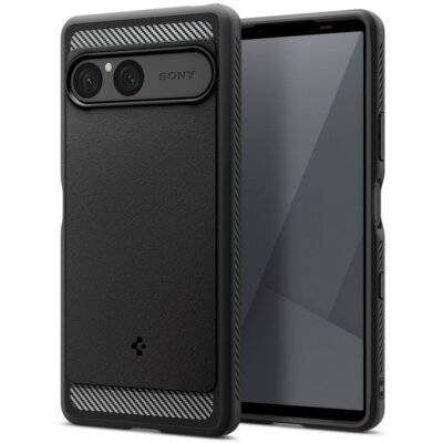 Etui SPIGEN Rugged Armor do Sony Xperia 10 VII Czarny matowy