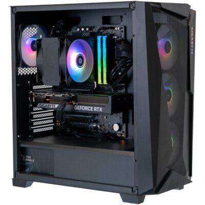 Komputer MAD DOG Powered By Gigabyte AORUS301-I20WR32WH i5-14400F 32GB RAM 1TB SSD GeForce RTX5070 DLSS 4 Wi-Fi Windows 11 Home