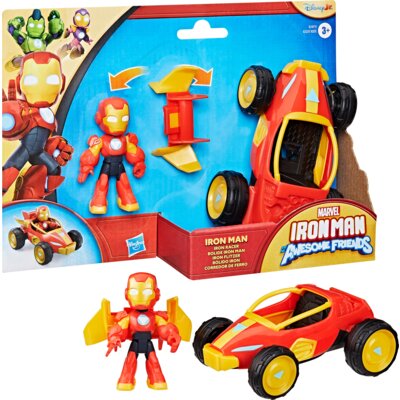 Figurka HASBRO Disney Jr. Marvel Iron man and his Awesome Friends Iron man i Iron Racer G14715P0