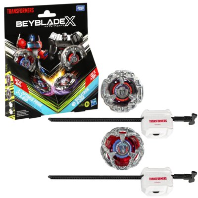 Zabawka BEYBLADE X Transformers Optimus Prime 4-60P vs Megatron 4-80B G0353ES0