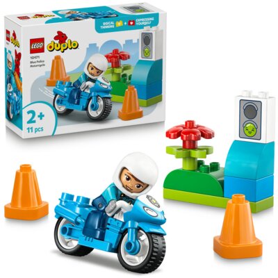 LEGO 10471 DUPLO Niebieski motocykl policyjny