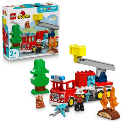 LEGO 10473 DUPLO Wóz strażacki z wężem i strażakiem