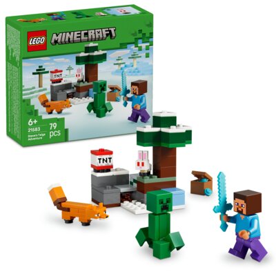 LEGO 21583 Minecraft Przygoda Steve'a w Tajdze