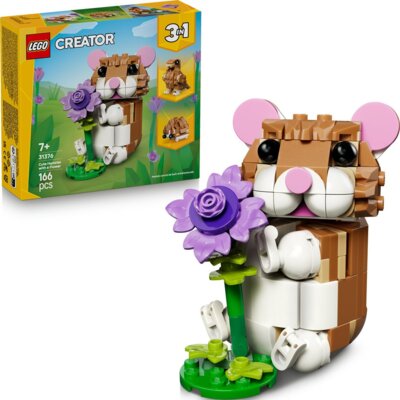 LEGO 31376 Creator Uroczy chomik z kwiatkiem