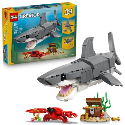 LEGO 31381 Creator Groźny rekin i skrzynia ze skarbem