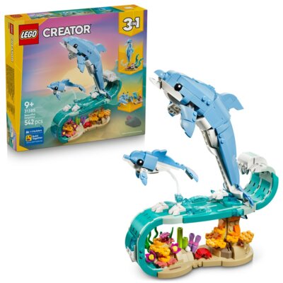 LEGO 31385 Creator Zwierzęta morskie: piękny delfin