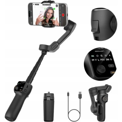 Gimbal AOCHUAN Smart V8 Czarny