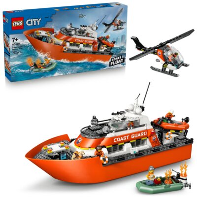 LEGO 60504 City Łódź ratunkowa i helikopter straży przybrzeżnej