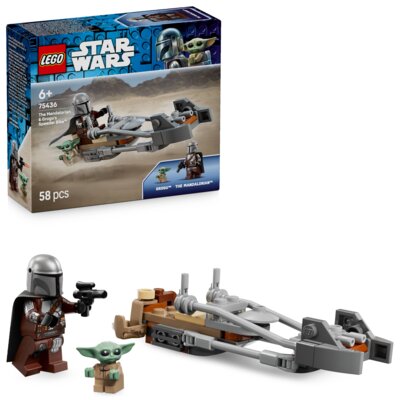 LEGO 75436 Star Wars Śmigacz Mandalorianina i Grogu