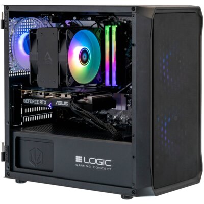 Komputer MAD DOG LOGIC-ARGB-I05DR32 i5-14400F 32GB RAM 1TB SSD GeForce RTX3050 Wi-Fi