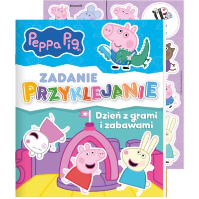 Peppa Pig. Peppa Pig. Zadanie przyklejanie. Dzień z grami i zabawami Praca zbiorowa