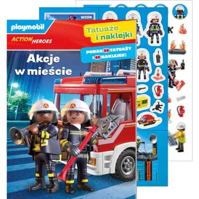Plamobil Action Heroes. Tatuaże i naklejki Praca zbiorowa