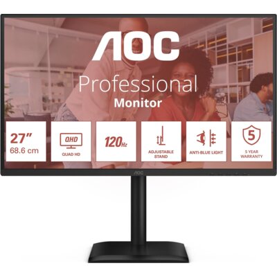 Monitor AOC Q27E4CV 27" 2560x1440px IPS 120Hz 4 ms [GTG]