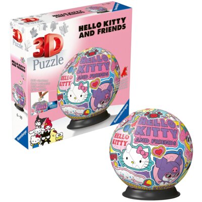 Puzzle 3D RAVENSBURGER Kula Hello Kitty 11630 (72 elementy)