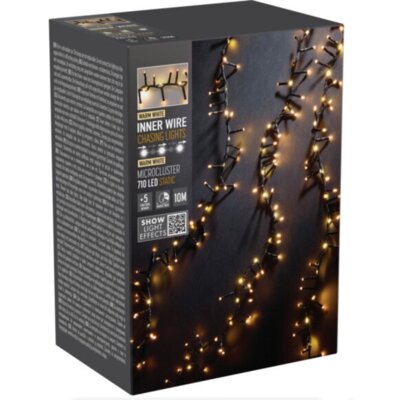 Lampki choinkowe CHRISTMAS DECORATION 657259 710 LED Sieciowe 10 m Czarny