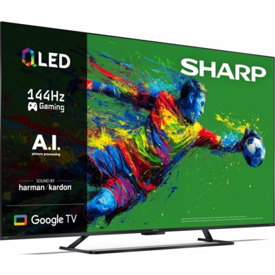 Telewizor SHARP 65HR8765E 65" QLED 4K 144Hz VRR Google TV Dolby Vision Dolby Atmos HDMI 2.1
