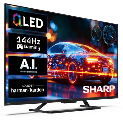Telewizor SHARP 43HR8765E 43" QLED 4K 144Hz VRR Google TV Dolby Atmos Dolby Vision IQ HDMI 2.1