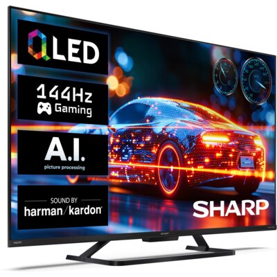 Telewizor SHARP 43HR8765E 43" QLED 4K 144Hz VRR Google TV Dolby Atmos Dolby Vision IQ HDMI 2.1