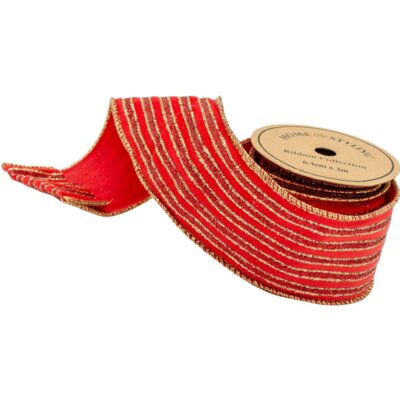 Wstążka dekoracyjna KOOPMAN 1067063 6.3 cm x 3 m