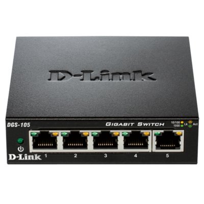 Switch D-LINK DGS-105 Gigabit Ethernet, 5 portów