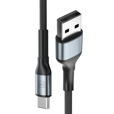Kabel USB - USB-C 3MK Hyper Cable N-Series 2 m 18W Czarny