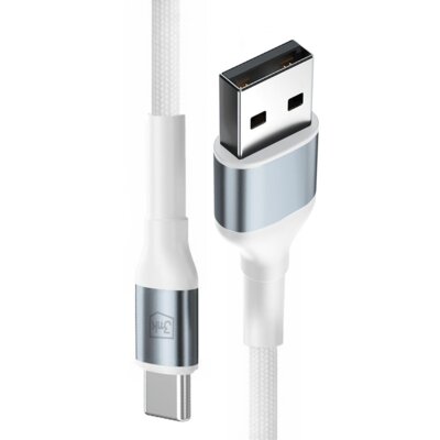 Kabel USB - USB-C 3MK Hyper Cable N-Series 18W 1 m Biały