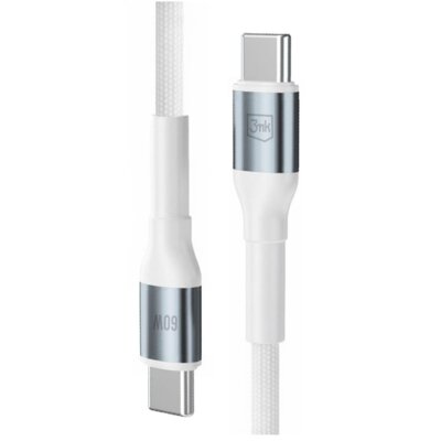 Kabel USB-C - USB-C 3MK Hyper Cable N-Series 1 m 60W Biały
