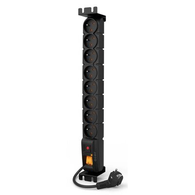 Listwa ACAR S8 FA Rack (3 m) Czarny