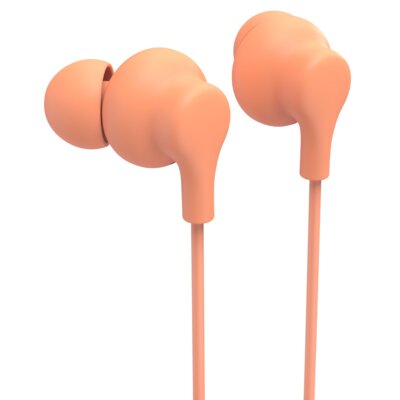 Słuchawki dokanałowe HAMA Curly Pomarańczowy