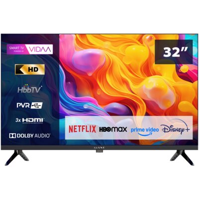 Telewizor KIANO Elegance 32" HD Ready Smart TV VIDAA Netflix, HBO, Prime