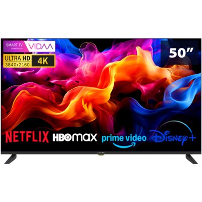 Telewizor Kiano Elegance 50" 4K Smart TV VIDAA Netflix, HBO, Prime