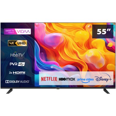 Telewizor Kiano Elegance 55" 4K Smart TV VIDAA Netflix, HBO, Prime