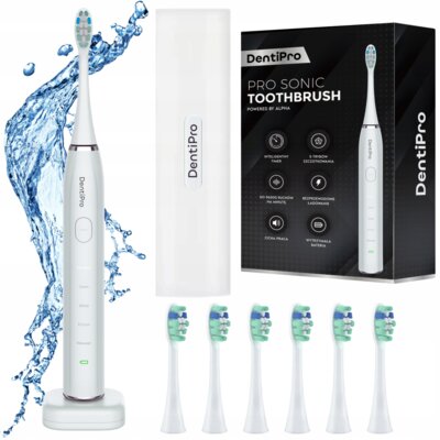 Szczoteczka soniczna ALPHA DentiPro STB-03 Biały