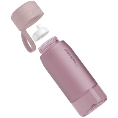 Butelka filtrująca WESSPER B2 Tritan Actitex 500 ml Różowy